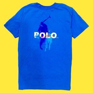 NWT Ralph Lauren TShirt Polo Short Sleeve Shirt Kids graphic Tee Boys Girls Gift